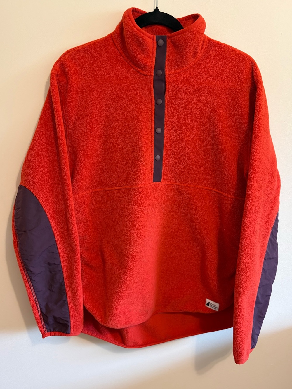 MEC - size large Women's Fireside Fleece Snap Pullover.